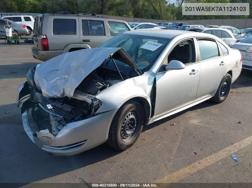 2010 Chevrolet Impala Ls VIN: 2G1WA5EK7A1124103 Lot: 40315800