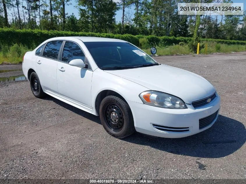 2G1WD5EM5A1234964 2010 Chevrolet Impala Police