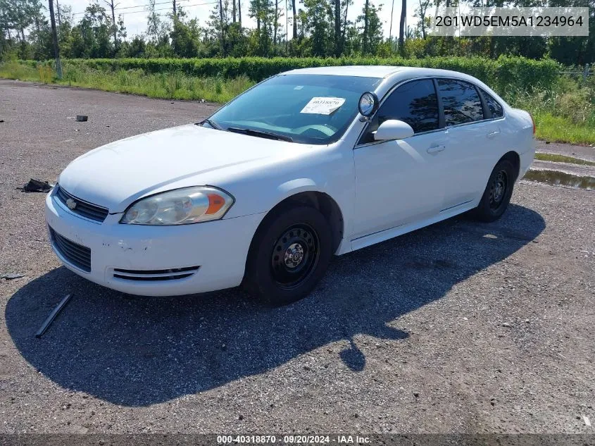 2G1WD5EM5A1234964 2010 Chevrolet Impala Police