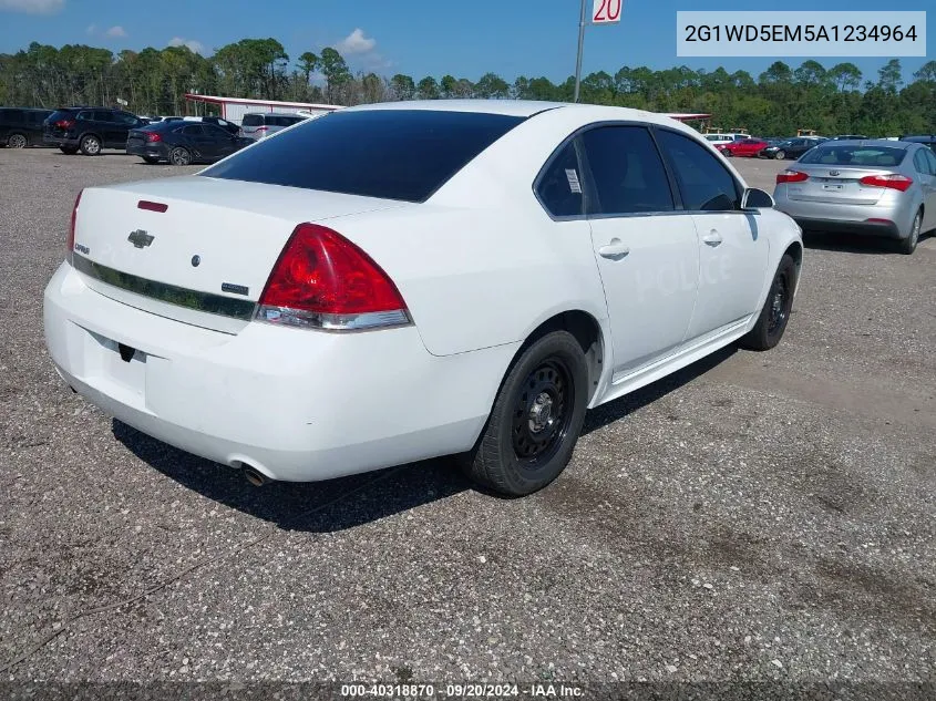 2G1WD5EM5A1234964 2010 Chevrolet Impala Police