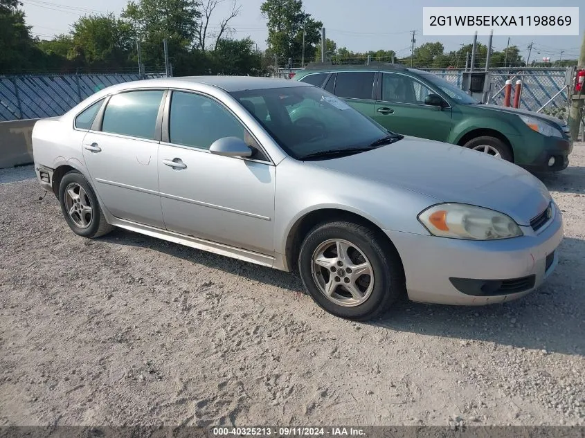 2010 Chevrolet Impala Lt VIN: 2G1WB5EKXA1198869 Lot: 40325213