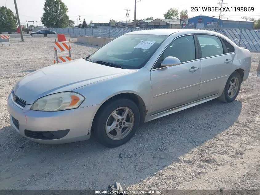 2010 Chevrolet Impala Lt VIN: 2G1WB5EKXA1198869 Lot: 40325213