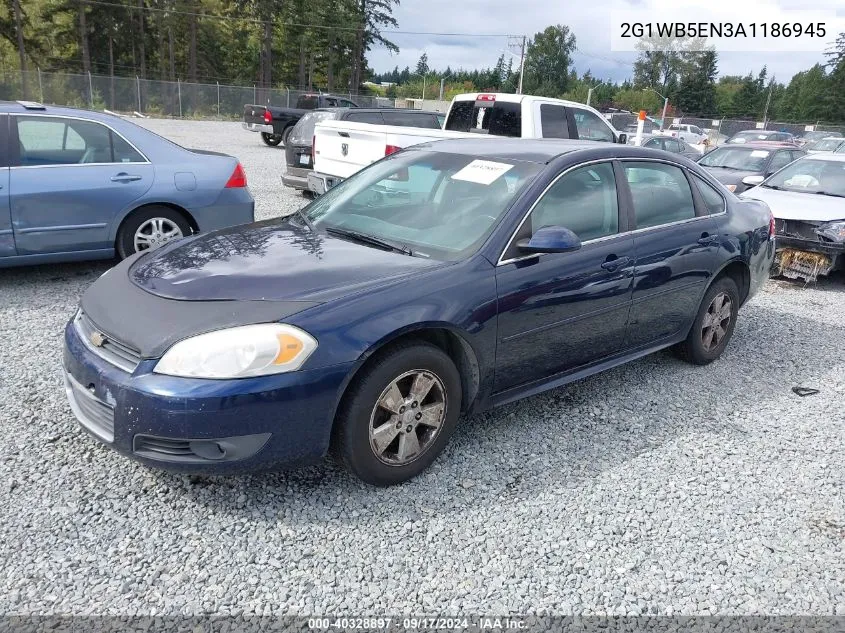 2010 Chevrolet Impala Lt VIN: 2G1WB5EN3A1186945 Lot: 40328897