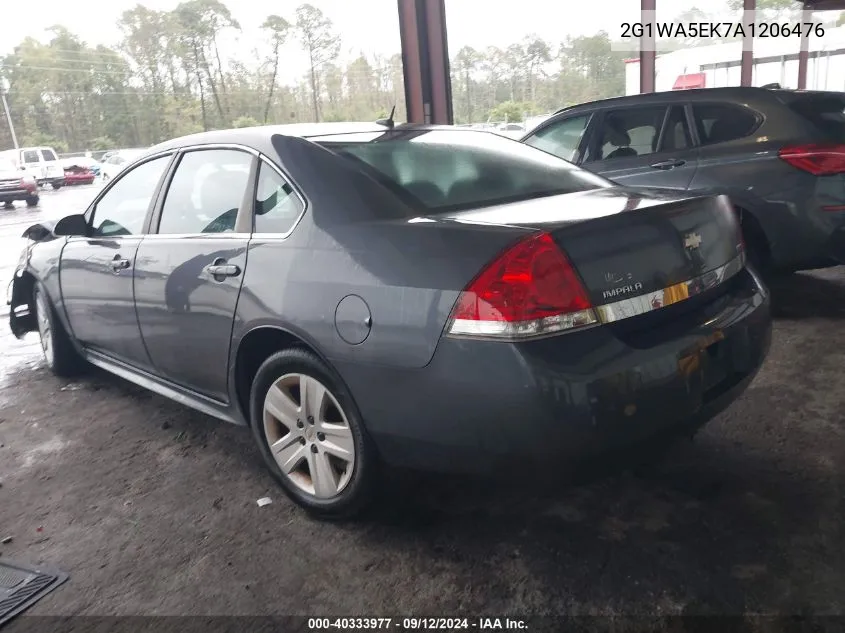 2G1WA5EK7A1206476 2010 Chevrolet Impala Ls