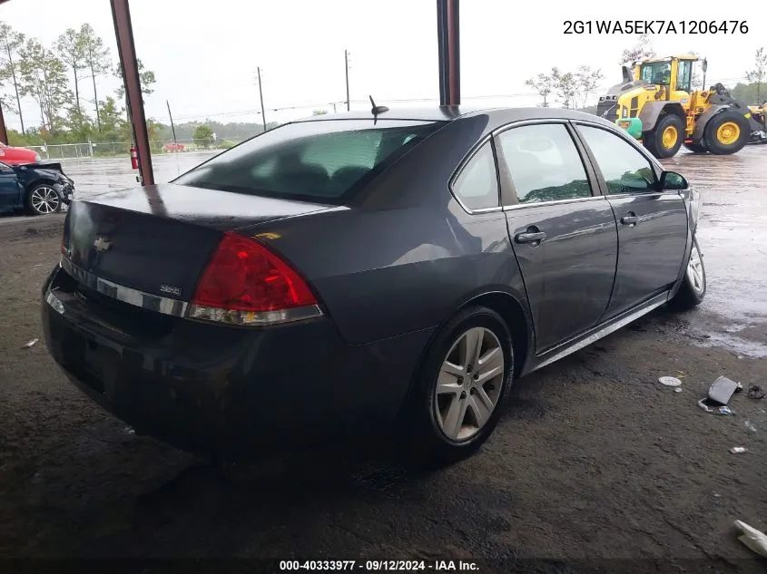 2010 Chevrolet Impala Ls VIN: 2G1WA5EK7A1206476 Lot: 40333977