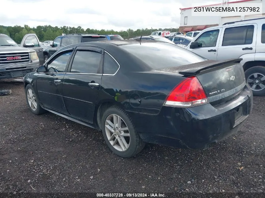 2010 Chevrolet Impala Ltz VIN: 2G1WC5EM8A1257982 Lot: 40337728