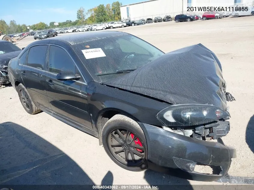 2010 Chevrolet Impala Lt VIN: 2G1WB5EK6A1118855 Lot: 40343062