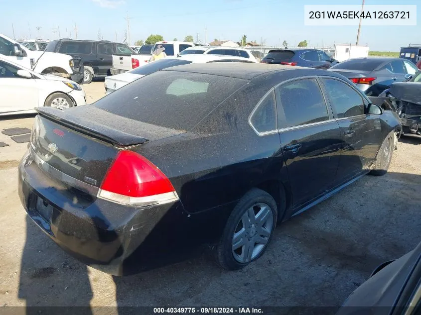 2G1WA5EK4A1263721 2010 Chevrolet Impala Ls