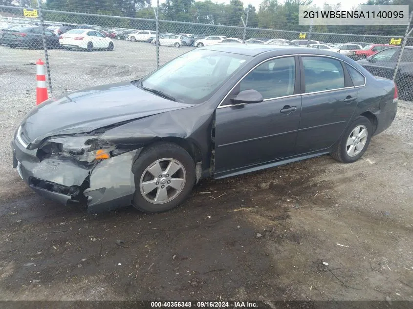 2010 Chevrolet Impala Lt VIN: 2G1WB5EN5A1140095 Lot: 40356348