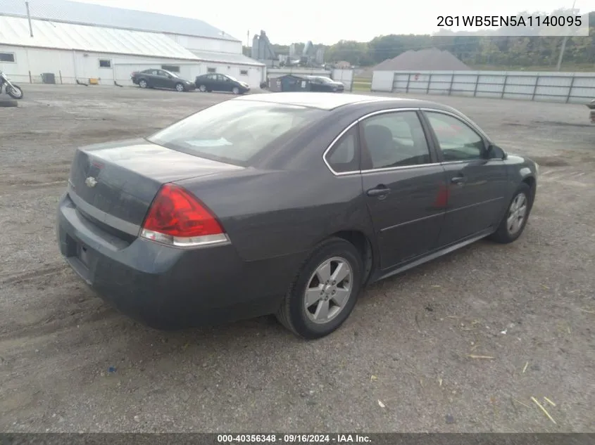 2010 Chevrolet Impala Lt VIN: 2G1WB5EN5A1140095 Lot: 40356348