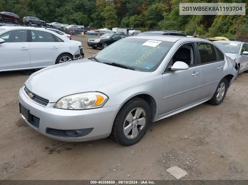 2010 Chevrolet Impala Lt VIN: 2G1WB5EK8A1193704 Lot: 40358658