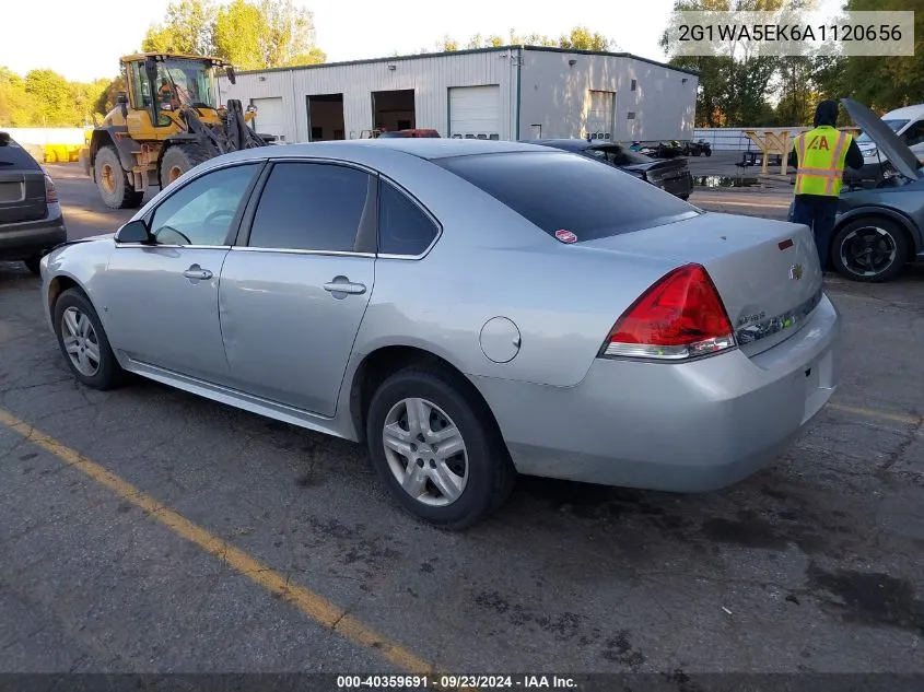 2010 Chevrolet Impala Ls VIN: 2G1WA5EK6A1120656 Lot: 40359691