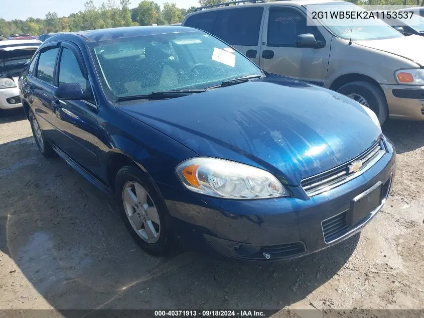 2G1WB5EK2A1153537 2010 Chevrolet Impala Lt