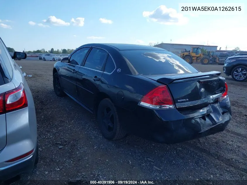 2G1WA5EK0A1262615 2010 Chevrolet Impala Ls