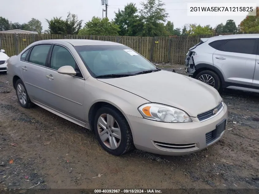 2G1WA5EK7A1215825 2010 Chevrolet Impala Ls