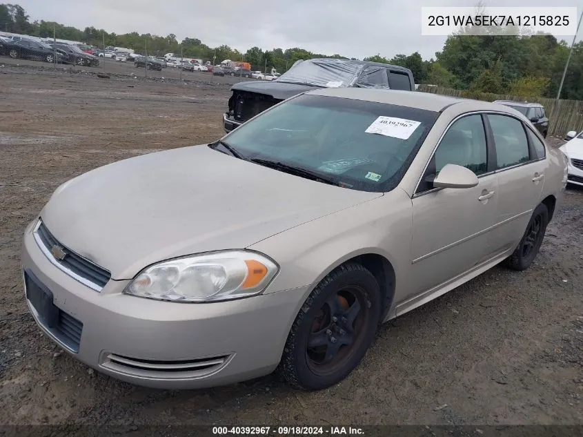 2G1WA5EK7A1215825 2010 Chevrolet Impala Ls