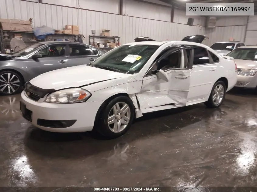 2G1WB5EK0A1169994 2010 Chevrolet Impala Lt