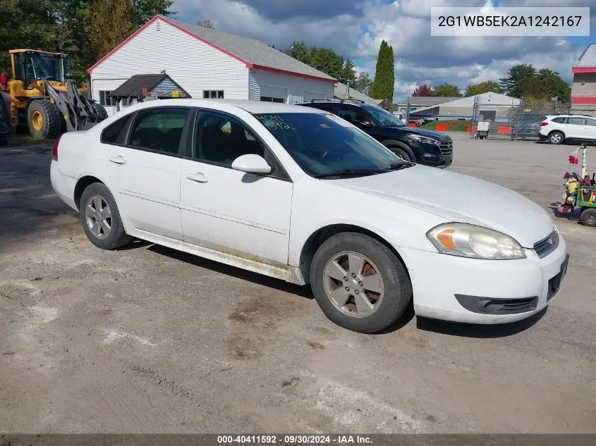 2010 Chevrolet Impala Lt VIN: 2G1WB5EK2A1242167 Lot: 40411592