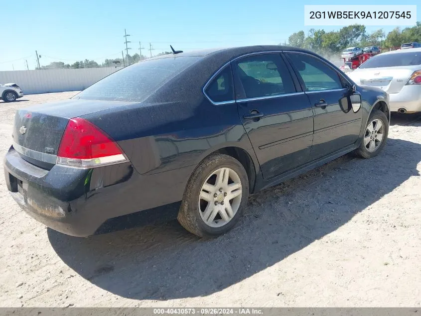 2010 Chevrolet Impala Lt VIN: 2G1WB5EK9A1207545 Lot: 40430573