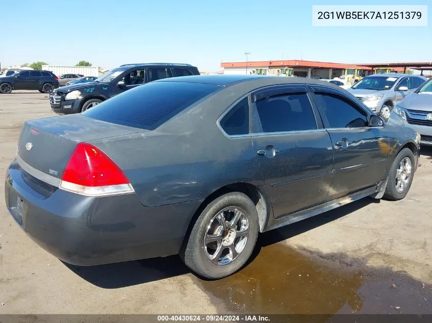 2010 Chevrolet Impala Lt VIN: 2G1WB5EK7A1251379 Lot: 40430624