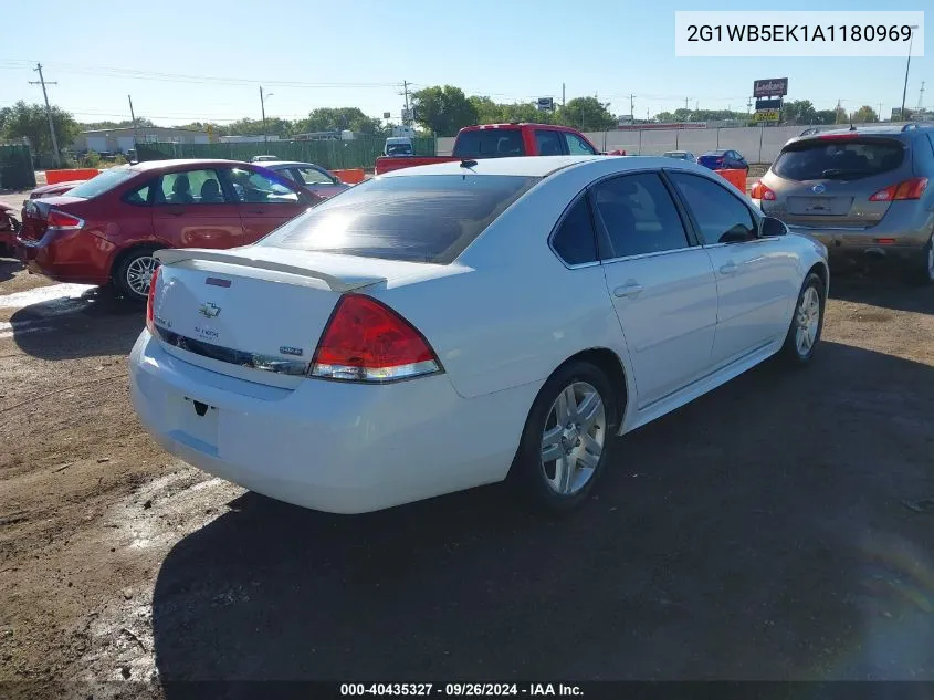 2G1WB5EK1A1180969 2010 Chevrolet Impala Lt