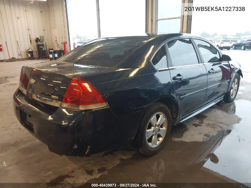 2010 Chevrolet Impala Lt VIN: 2G1WB5EK5A1227338 Lot: 40439973