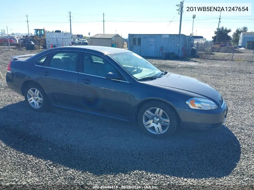 2010 Chevrolet Impala Lt VIN: 2G1WB5EN2A1247654 Lot: 40440415