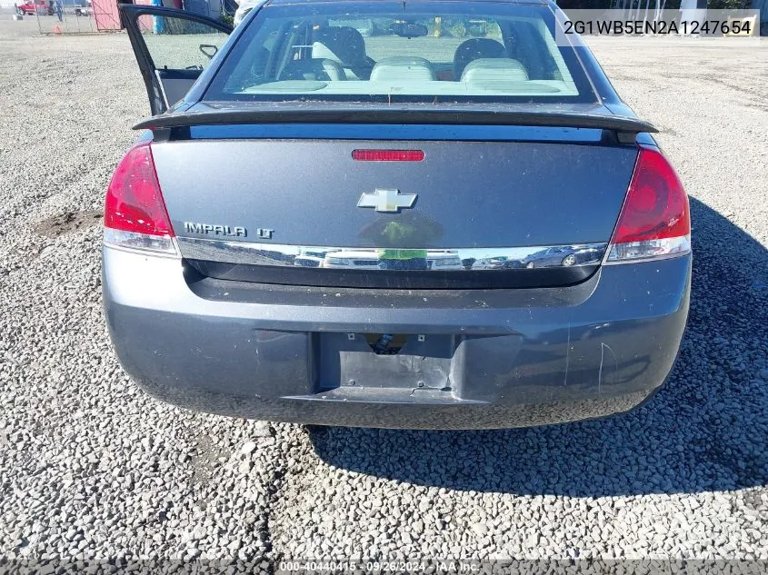 2010 Chevrolet Impala Lt VIN: 2G1WB5EN2A1247654 Lot: 40440415