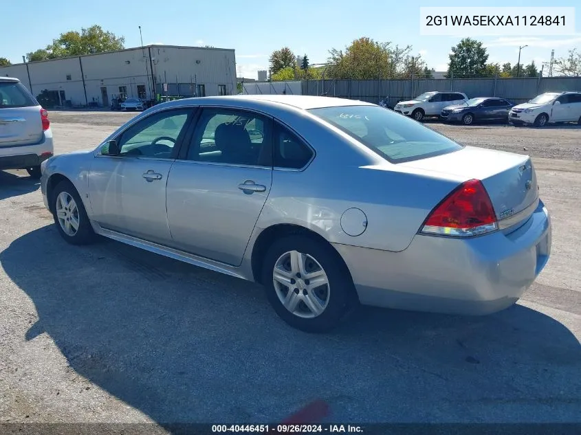 2010 Chevrolet Impala Ls VIN: 2G1WA5EKXA1124841 Lot: 40446451