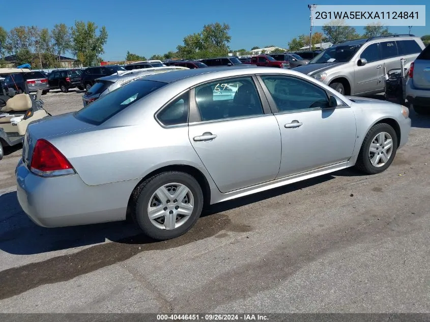 2G1WA5EKXA1124841 2010 Chevrolet Impala Ls