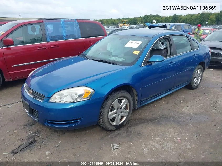 2010 Chevrolet Impala Ls VIN: 2G1WA5EN0A1136569 Lot: 40448965