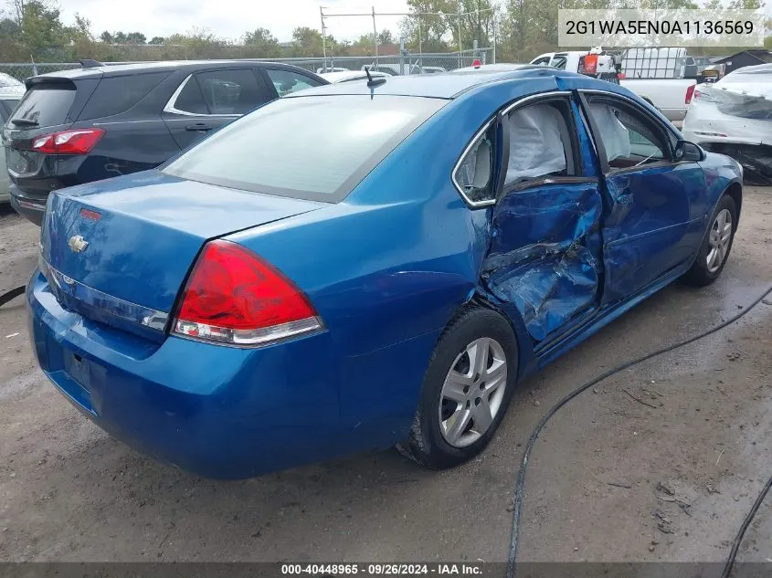 2010 Chevrolet Impala Ls VIN: 2G1WA5EN0A1136569 Lot: 40448965