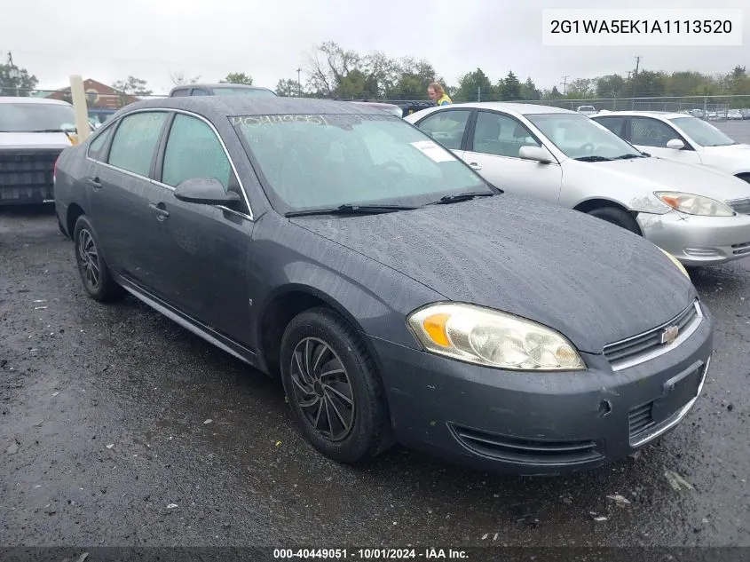 2010 Chevrolet Impala Ls VIN: 2G1WA5EK1A1113520 Lot: 40449051