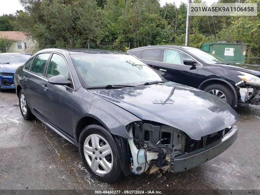 2010 Chevrolet Impala Ls VIN: 2G1WA5EK9A1106458 Lot: 40450277