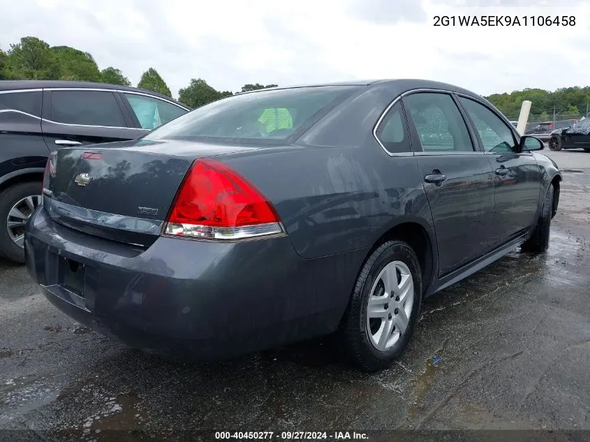 2010 Chevrolet Impala Ls VIN: 2G1WA5EK9A1106458 Lot: 40450277