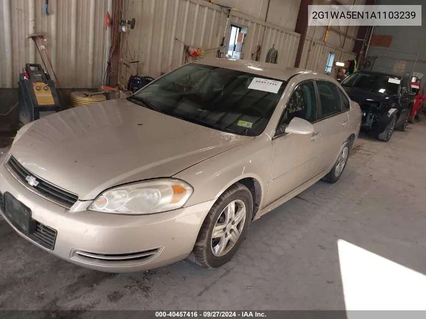 2010 Chevrolet Impala Ls VIN: 2G1WA5EN1A1103239 Lot: 40457416