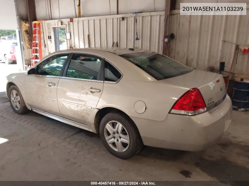 2G1WA5EN1A1103239 2010 Chevrolet Impala Ls