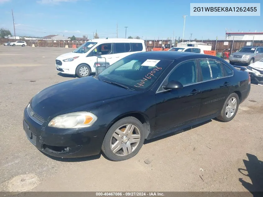 2010 Chevrolet Impala Lt VIN: 2G1WB5EK8A1262455 Lot: 40467086