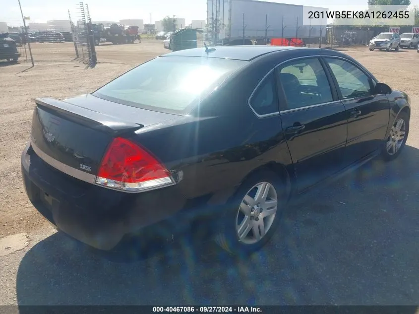 2010 Chevrolet Impala Lt VIN: 2G1WB5EK8A1262455 Lot: 40467086