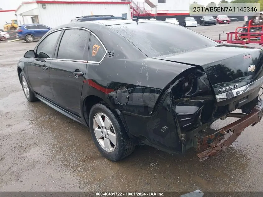 2010 Chevrolet Impala Lt VIN: 2G1WB5EN7A1145346 Lot: 40481722