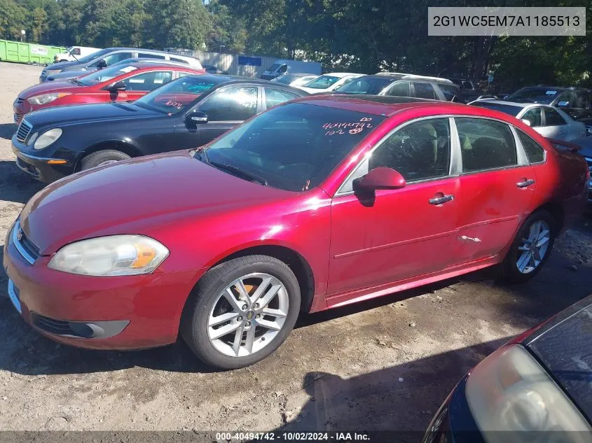 2010 Chevrolet Impala Ltz VIN: 2G1WC5EM7A1185513 Lot: 40494742