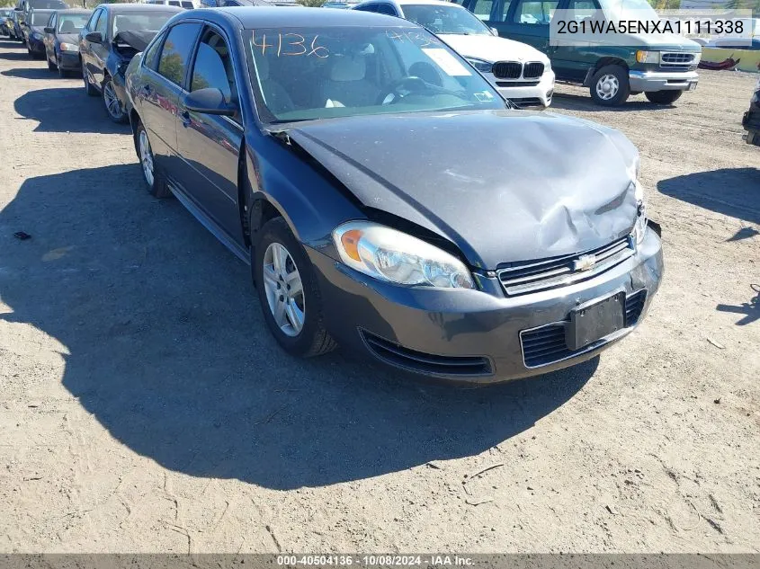 2010 Chevrolet Impala Ls VIN: 2G1WA5ENXA1111338 Lot: 40504136