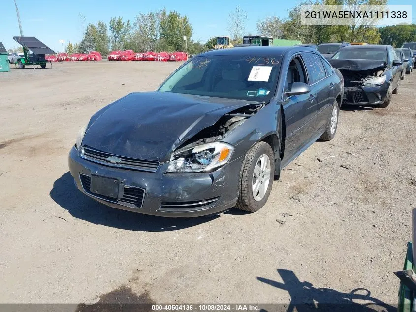 2G1WA5ENXA1111338 2010 Chevrolet Impala Ls