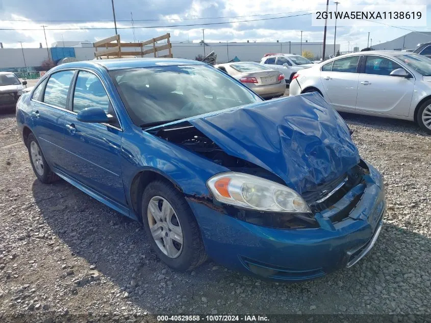 2G1WA5ENXA1138619 2010 Chevrolet Impala Ls