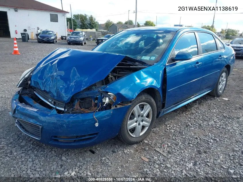 2G1WA5ENXA1138619 2010 Chevrolet Impala Ls