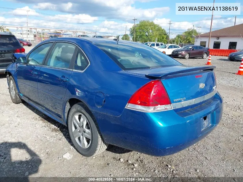 2010 Chevrolet Impala Ls VIN: 2G1WA5ENXA1138619 Lot: 40529558