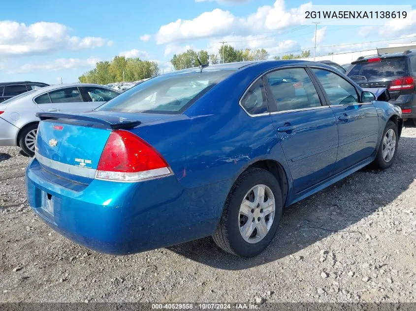 2010 Chevrolet Impala Ls VIN: 2G1WA5ENXA1138619 Lot: 40529558