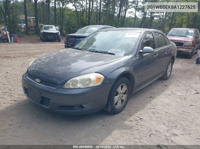 2G1WB5EK8A1227625 2010 Chevrolet Impala Lt