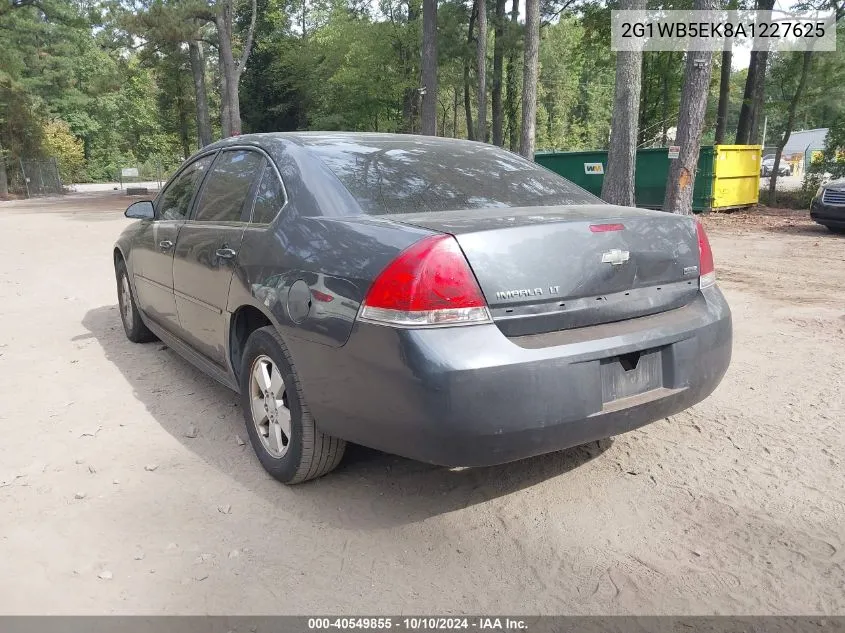 2G1WB5EK8A1227625 2010 Chevrolet Impala Lt