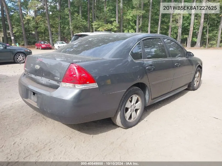 2010 Chevrolet Impala Lt VIN: 2G1WB5EK8A1227625 Lot: 40549855